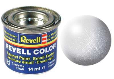 Náhľad produktu - Farba Revell emailová č. 99 – metalická hliníková (14 ml)