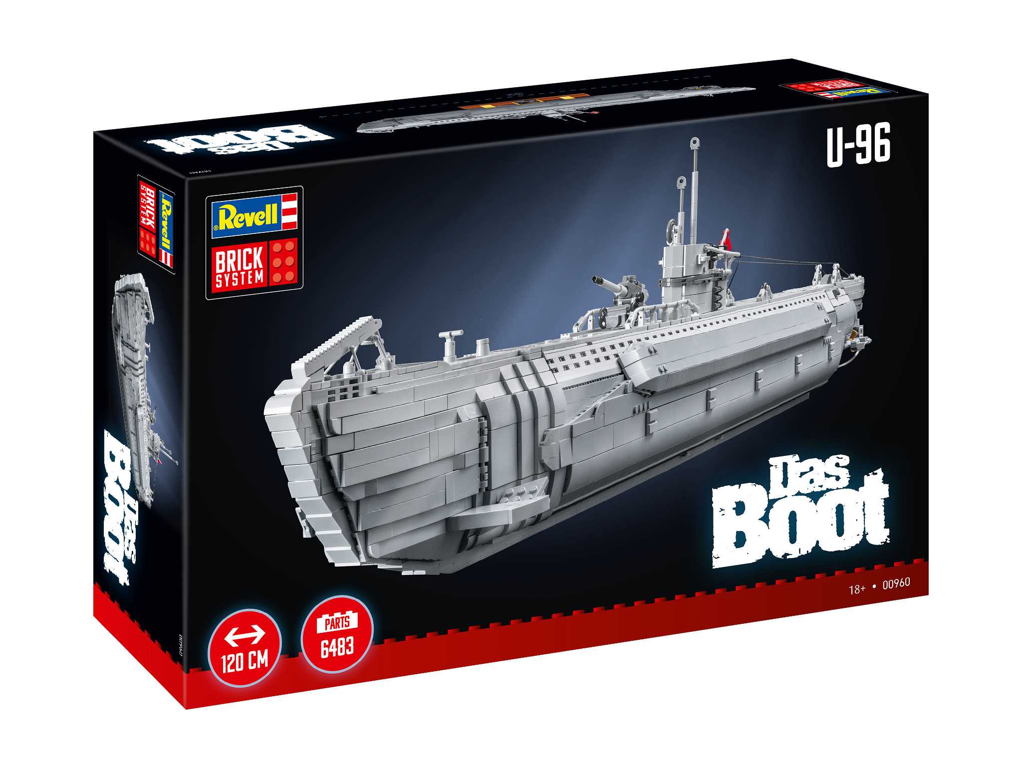 1:56 German Submarine U-96 ″Das Boot″ (Brick System)