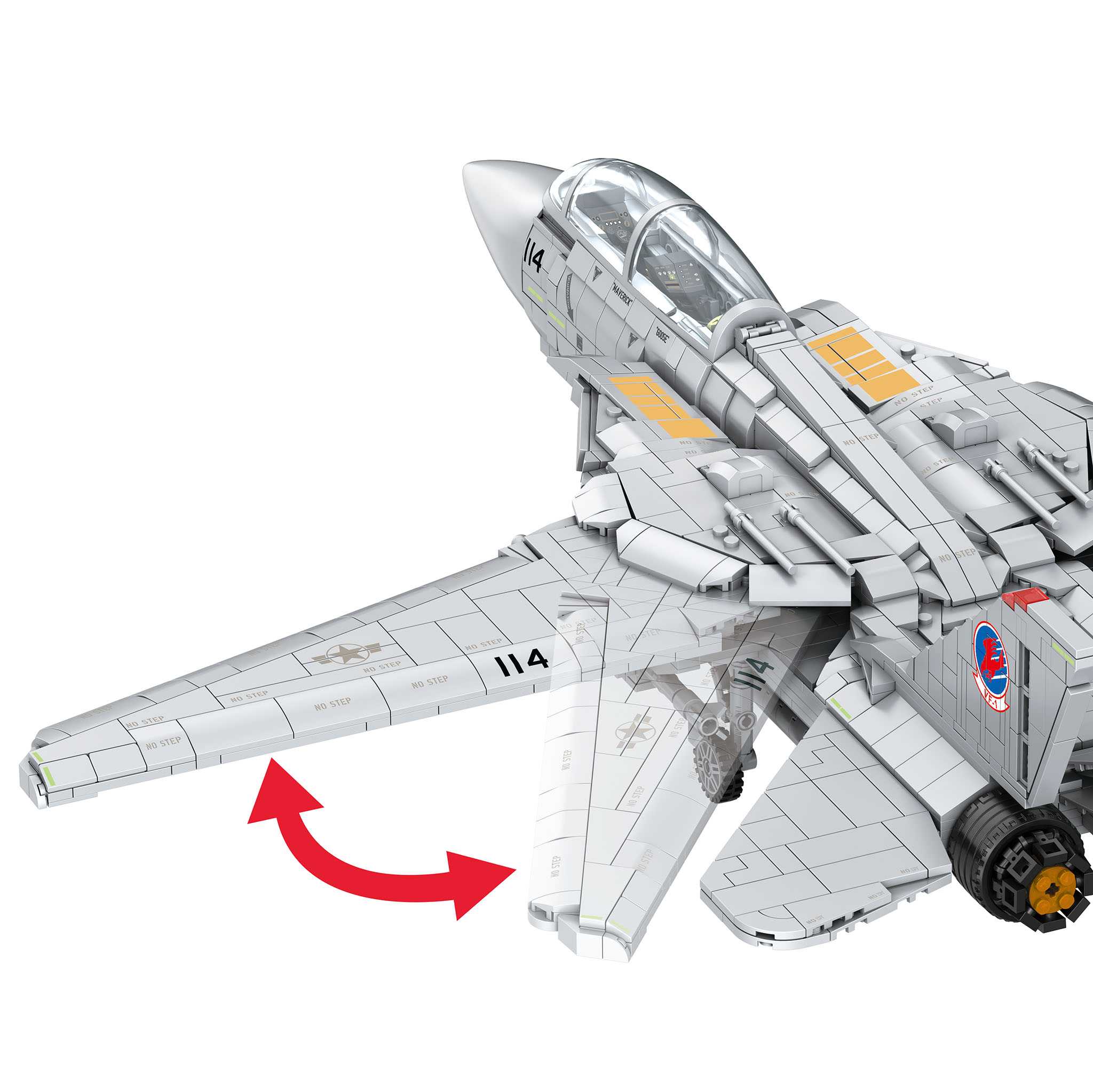 Brick System REVELL 00963 - Maverick's F-14A Tomcat "Top Gun" (1:32)