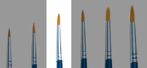 Brush Synthetic Round - SINGLE PACK 52203 - kulatý syntetický štětec (velikost 0)