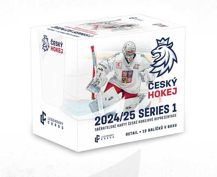 ČESKÝ HOKEJ 2024/2025 - SERIES 1 - BOX (12 ks)