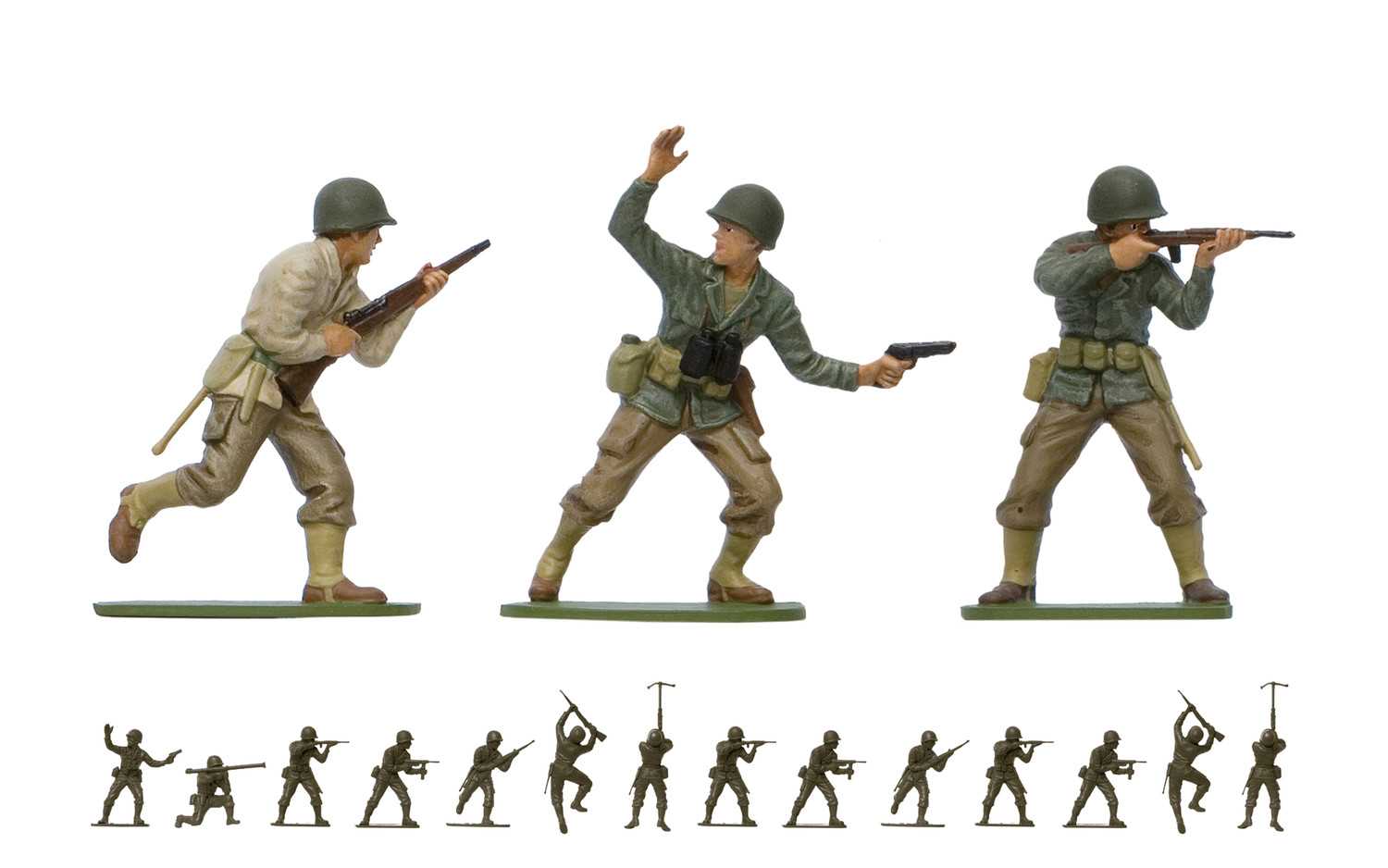 Classic Kit VINTAGE figurky A02703V - WWII U.S. Infantry (1:32)
