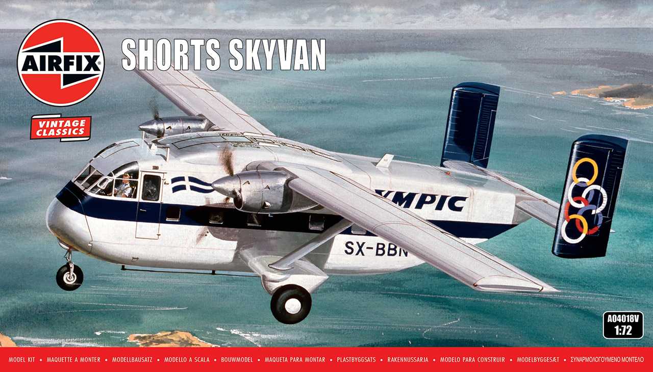 Classic Kit VINTAGE letadlo A04018V - Shorts Skyvan (1:72)