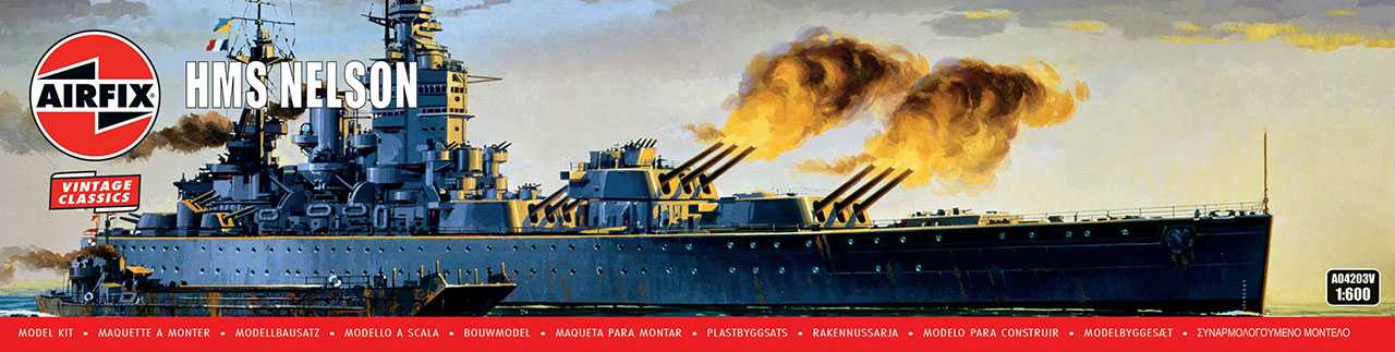 1:600 HMS Nelson (Classic Kit VINTAGE)