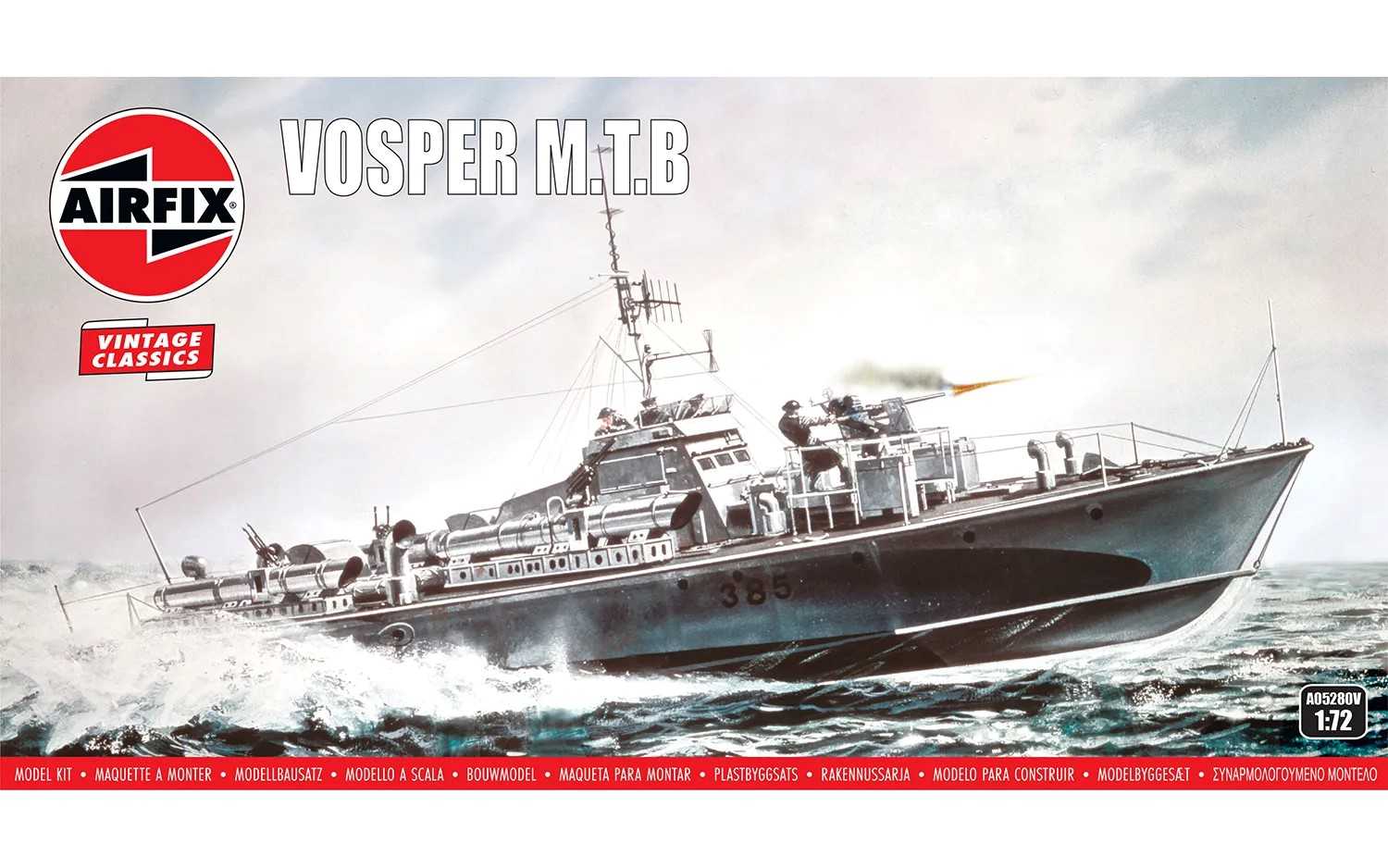Classic Kit VINTAGE loď A05280V - Vosper M.T.B (1:72)