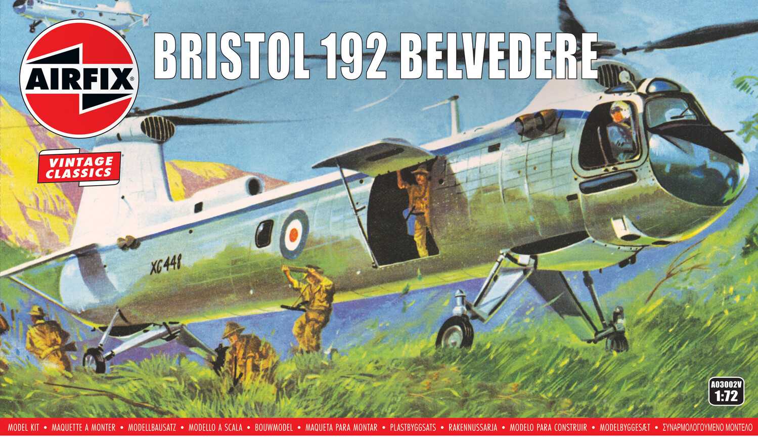 Classic Kit VINTAGE vrtuľník A03002V - Bristol 192 Belvedere (1:72) 30-A03002V