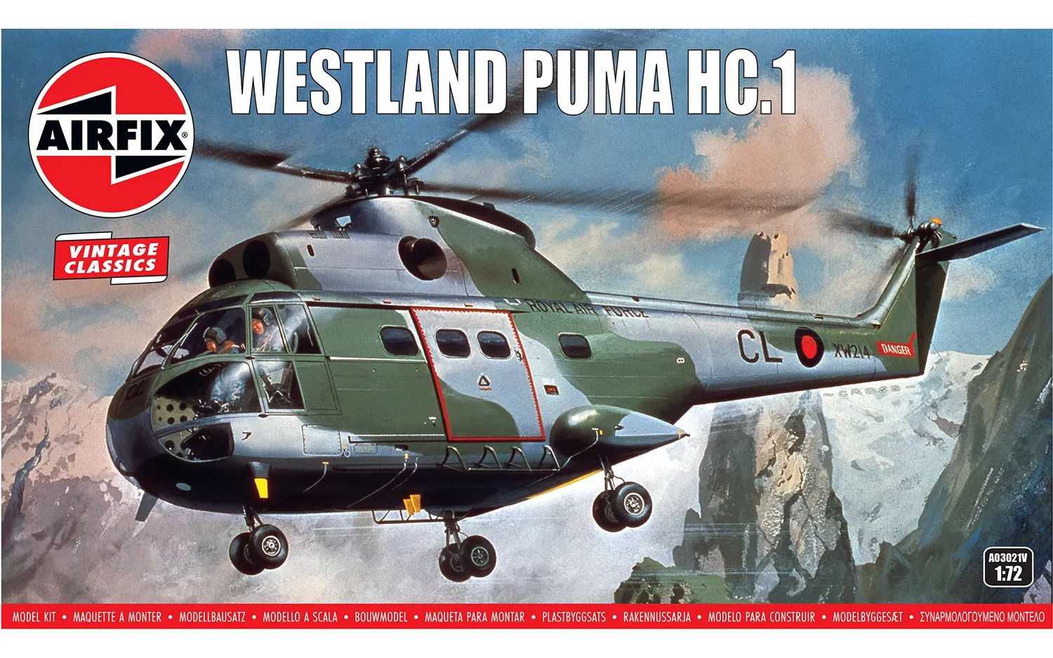 1:72 Westland Puma HC.1 (Classic Kit VINTAGE)
