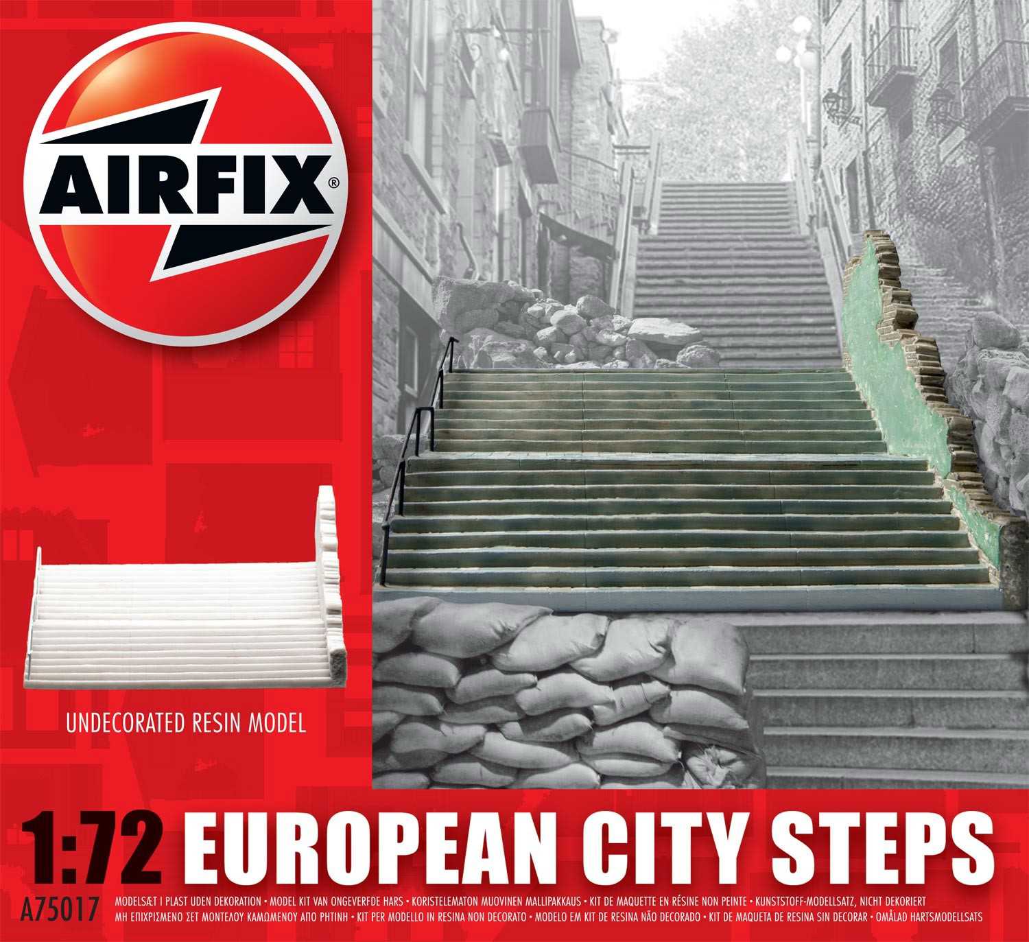 Classic Kit budova A75017 - European City Steps (1:72)