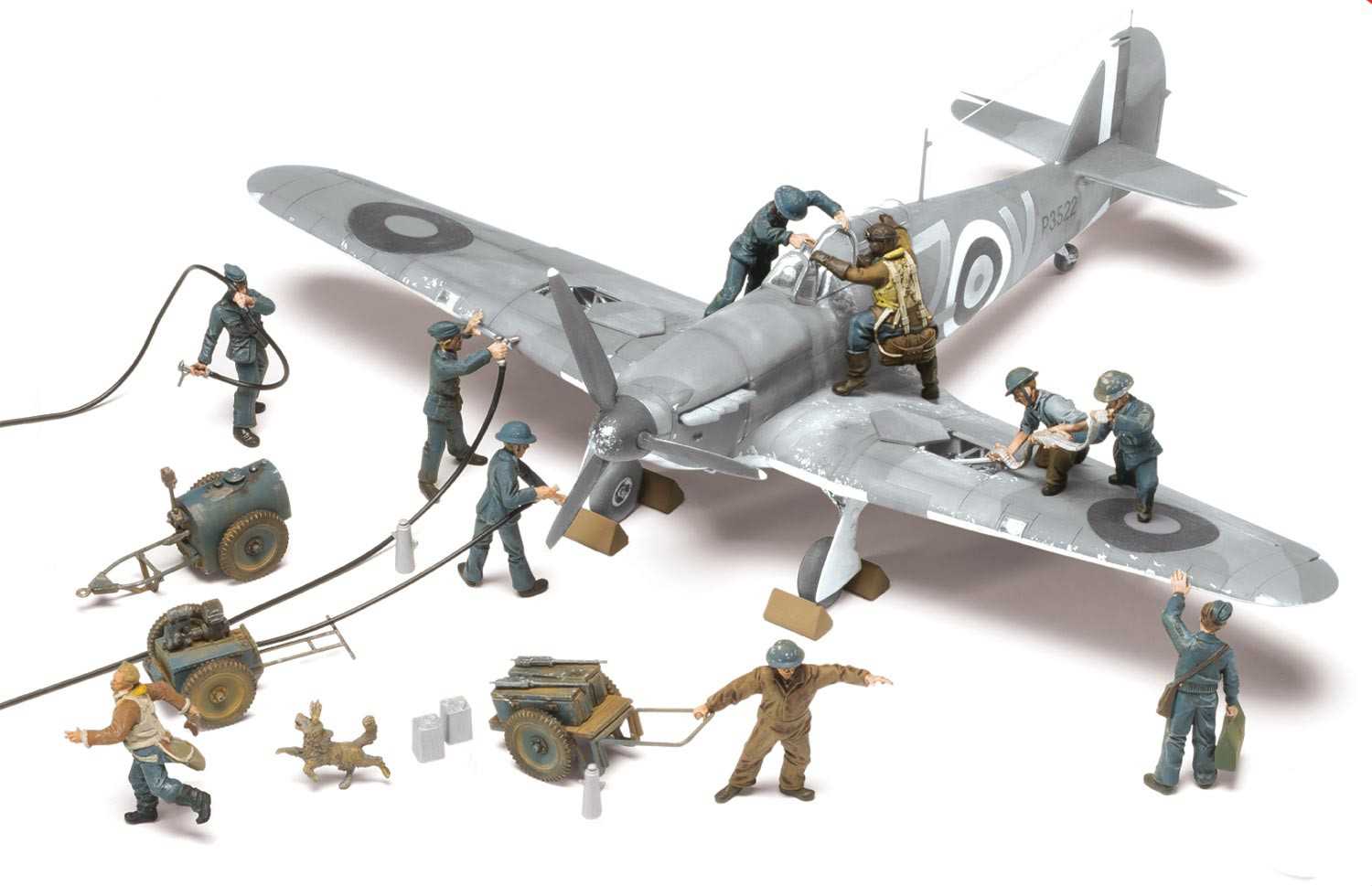 Classic Kit diorama A04702 - WWII RAF Ground Crew (1:48) - nová forma