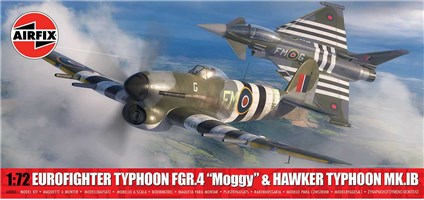 Classic Kit letadla A40001 - Eurofighter Typhoon FGR.4 (FMOG) + Hawker Typhoon Mk.Ib (Twin Pack) (1:72)