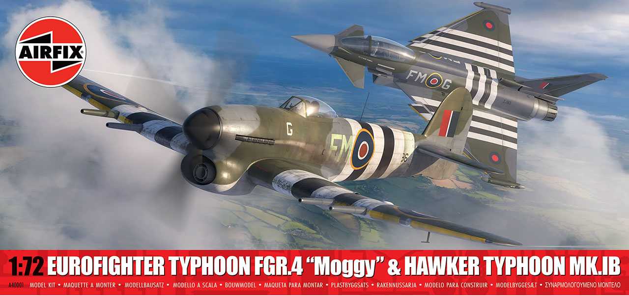 1:72 Eurofighter Typhoon FGR.4 ″Moggy″ and Hawker Typhoon Mk.Ib (Twin Pack)