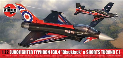 Classic Kit letadla A40003 - Eurofighter Typhoon FGR.4 (Blackjack) + Shorts Tucano T.1 (Twin Pack) (1:72)