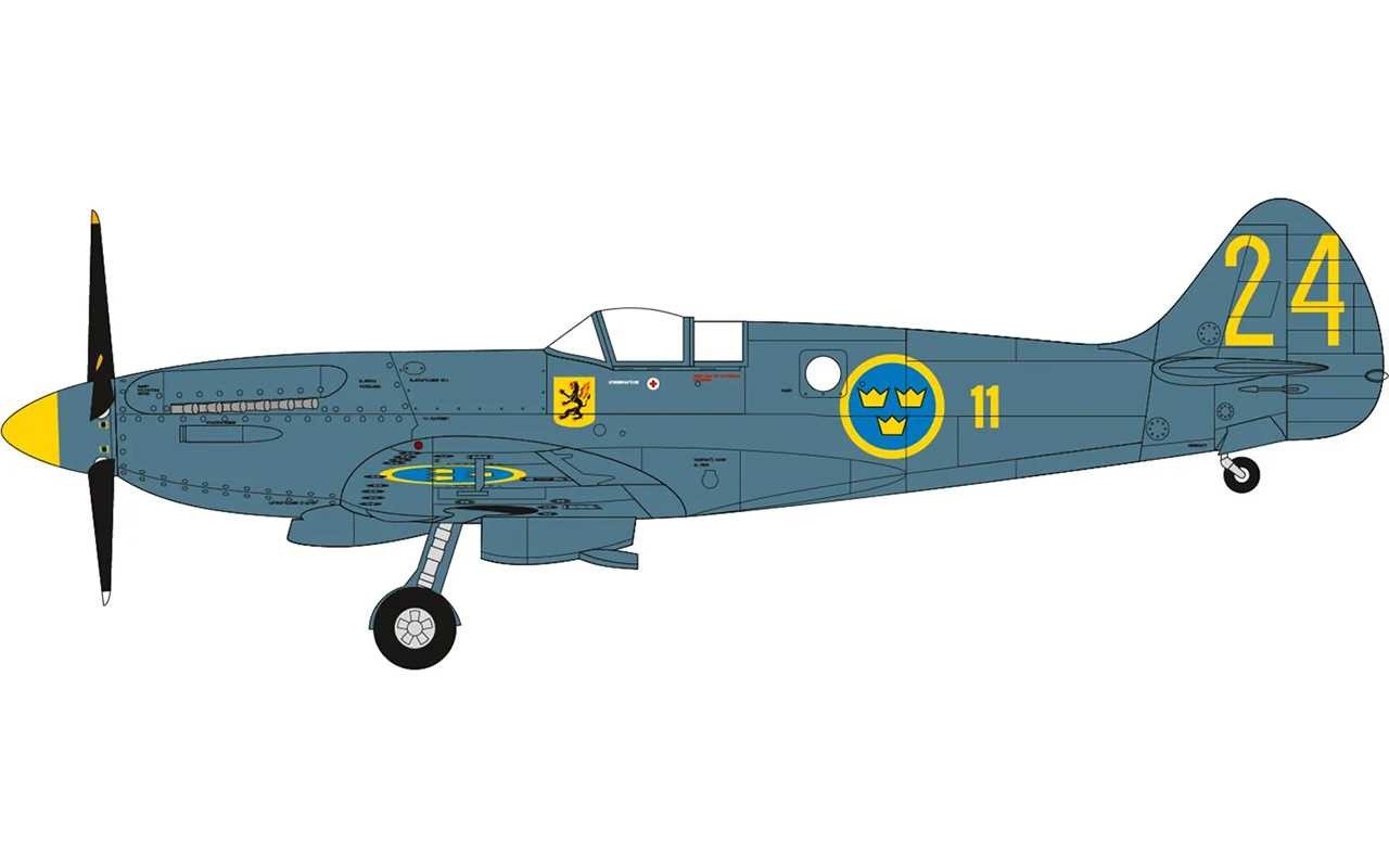 Classic Kit letadla A40004 - Swedish Air Force 100th Anniversary Set (Multi Pack) (1:72)