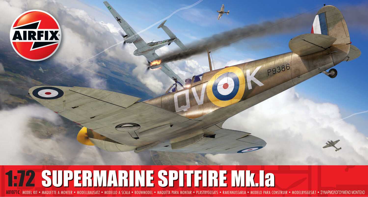 Classic Kit lietadlo A01071C - Supermarine Spitfire Mk.Ia (1:72) 30-A01071C