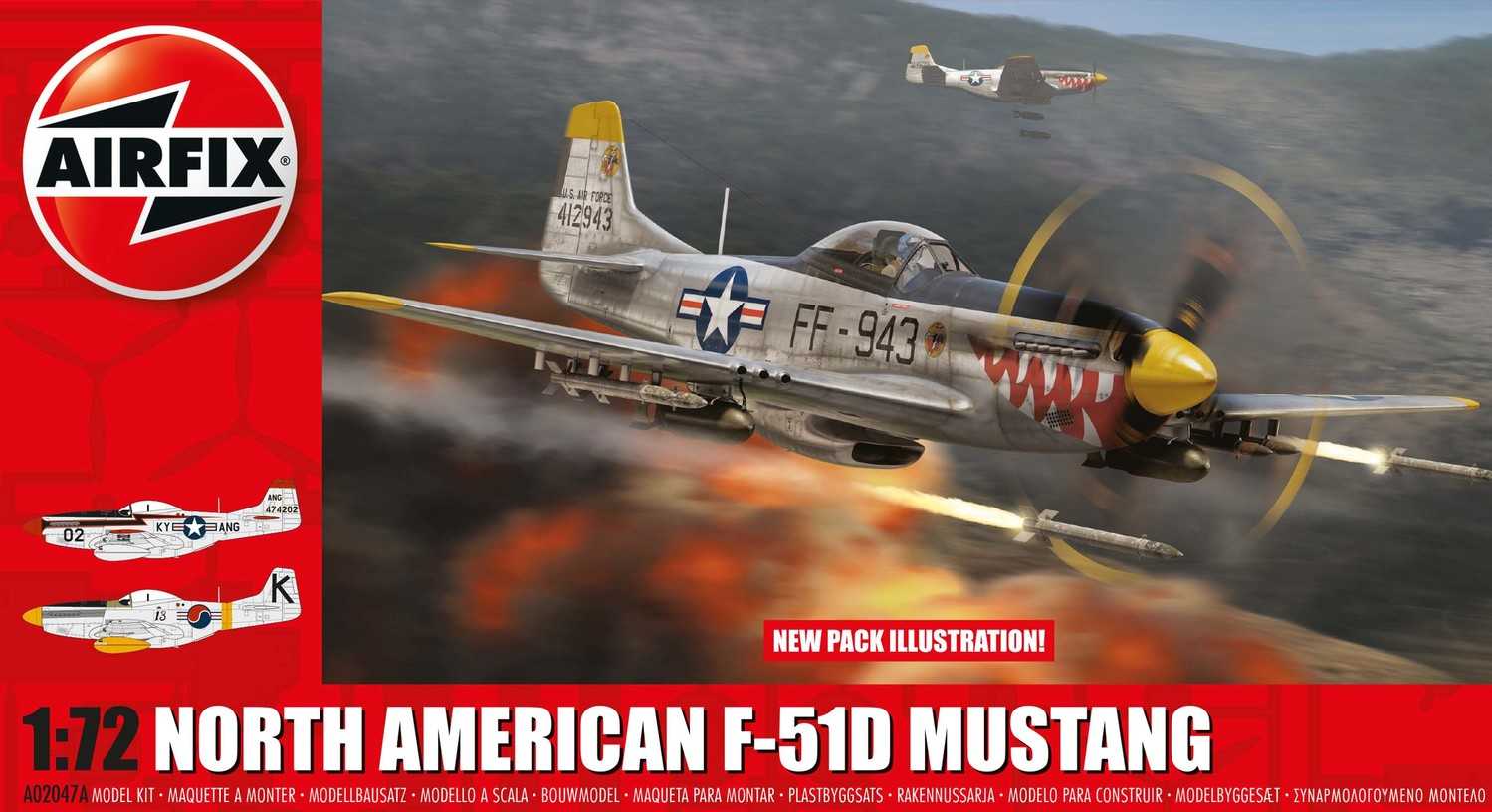 Classic Kit lietadlo A02047A - North American F-51D Mustang (1:72) 30-A02047A