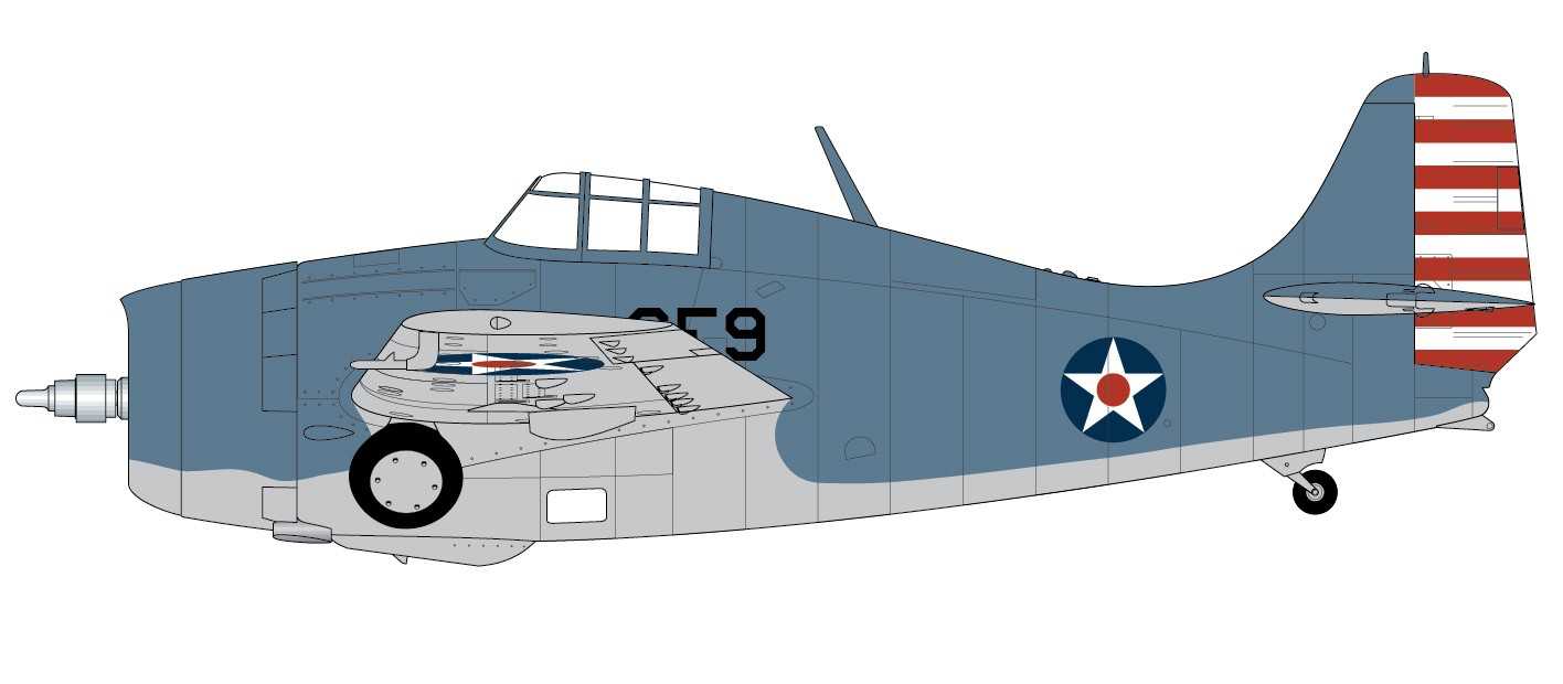 Classic Kit letadlo A02070 - Grumman Wildcat F4F-4 (1:72) - nová forma