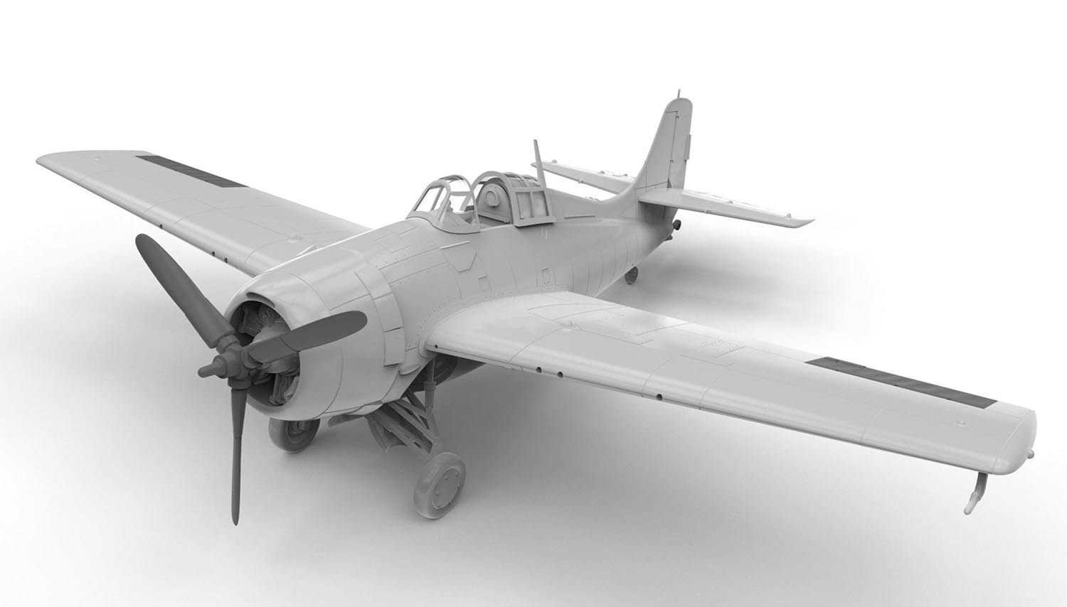 Classic Kit letadlo A02070 - Grumman Wildcat F4F-4 (1:72) - nová forma