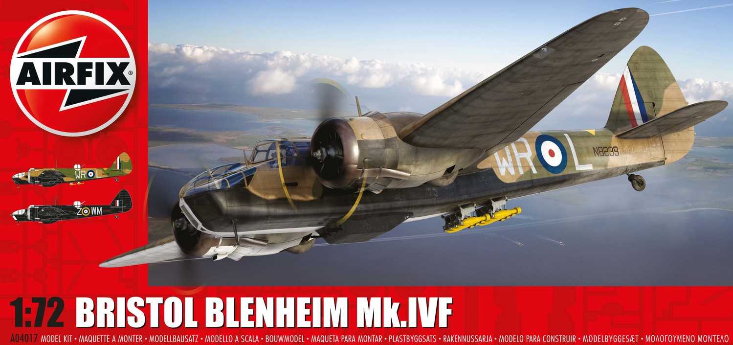 Classic Kit lietadlo A04017 - Bristol Blenheim MkIV (Fighter) (1:72) 30-A04017