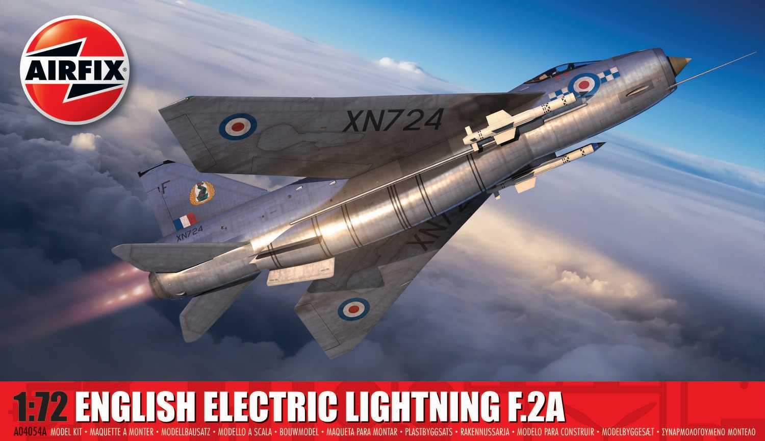 Classic Kit letadlo A04054A - English Electric Lightning F2A (1:72)
