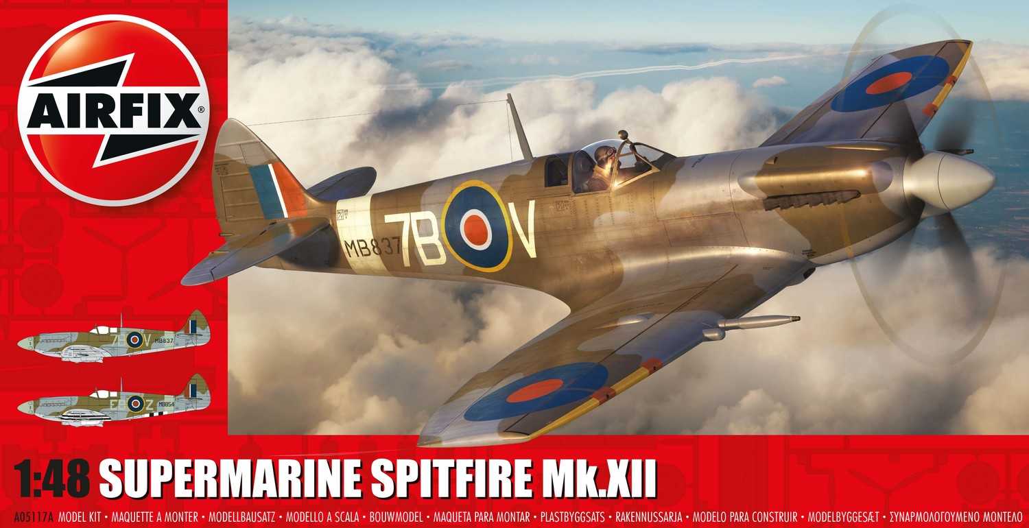 Classic Kit lietadlo A05117A - Supermarine Spitfire Mk.XII (1:48) 30-A05117A