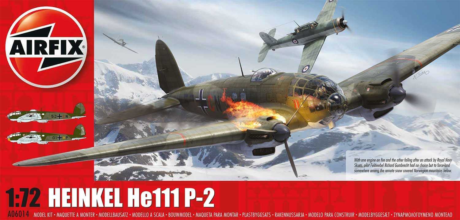 Classic Kit letadlo A06014 - Heinkel HEIII P2 (1:72) - nová forma