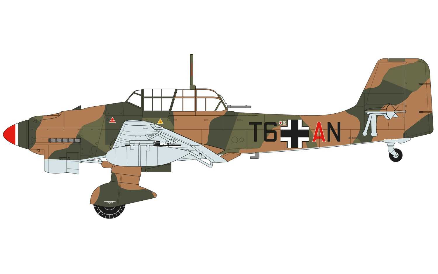 Classic Kit letadlo A07115 - Junkers JU87B-2/R-2 (1:48)