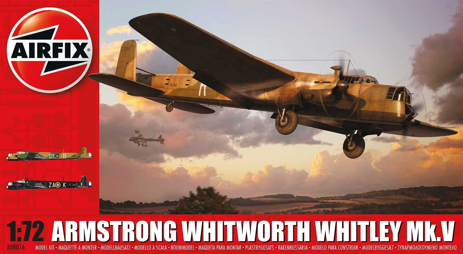 Classic Kit lietadlo A08016 - Armstrong Whitworth Whitley Mk.V (1:72) - nová forma 30-A08016