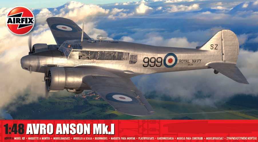 Classic Kit lietadlo A09191A - Avro Anson Mk.I (1:48) 30-A09191A