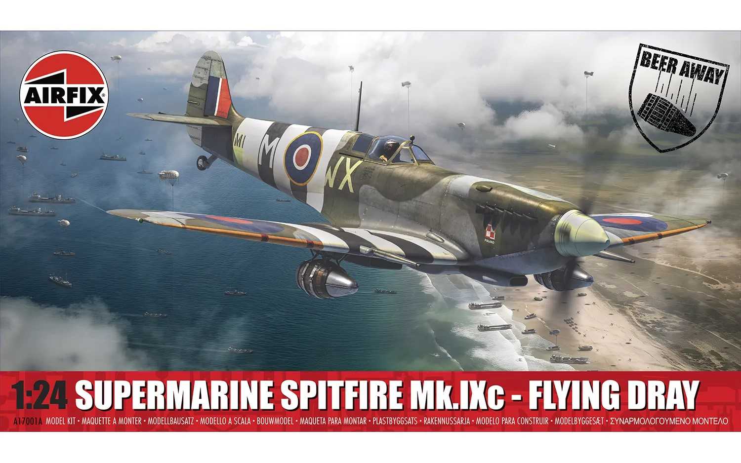 1:24 Supermarine Spitfire Mk.IXc - Flying Dray