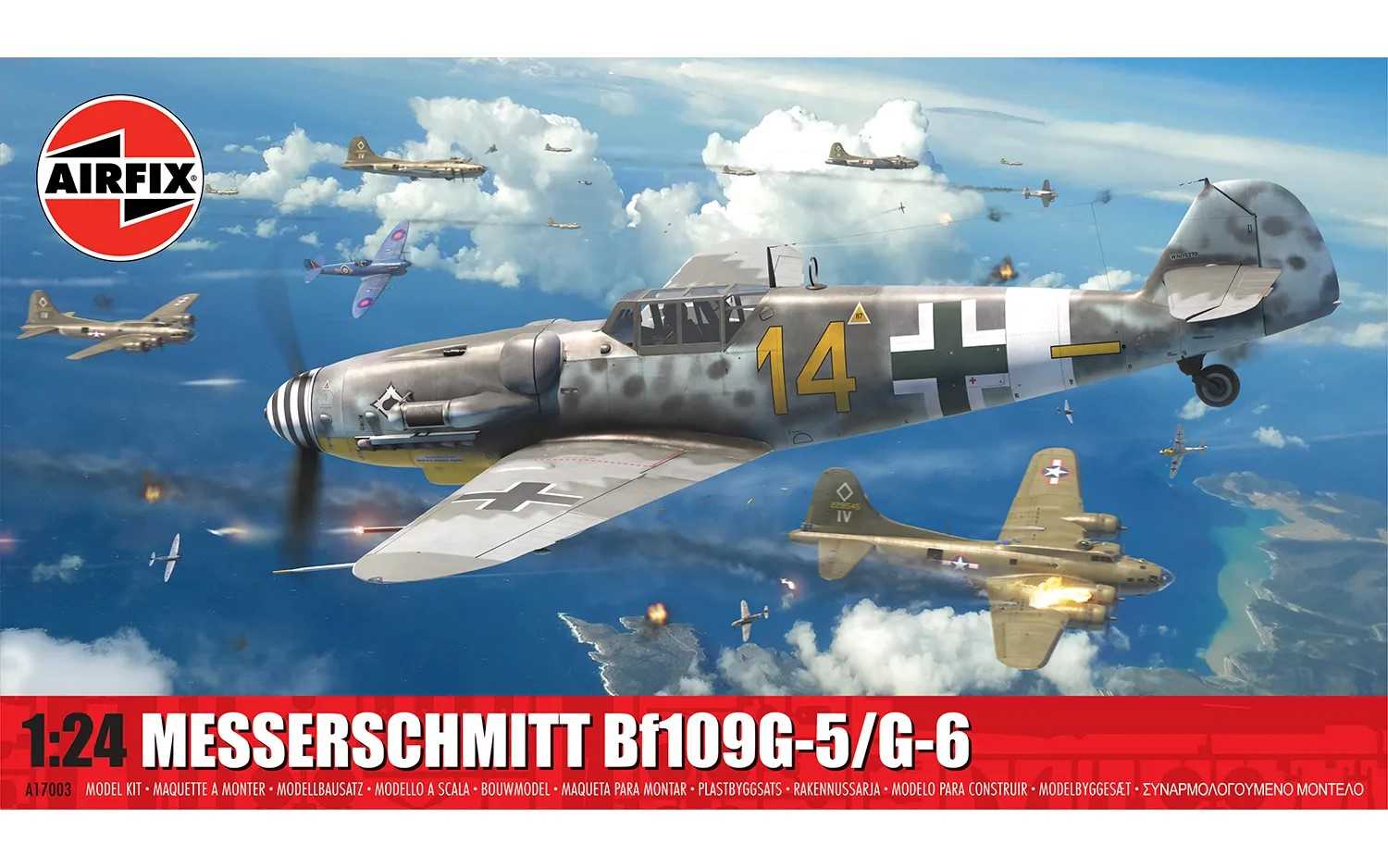 Classic Kit letadlo A17003 - Messerschmitt Bf109G-5/G-6 (1:24)
