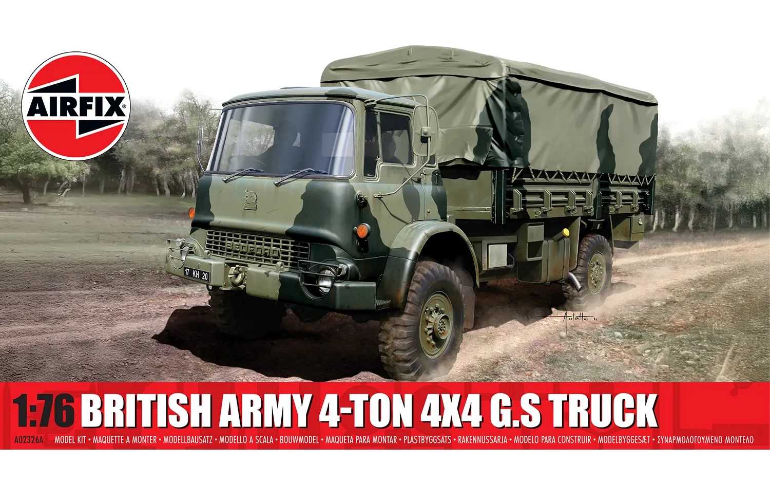 Classic Kit military A02326A - British Army 4-ton 4 x 4 G.S Truck (1:76)