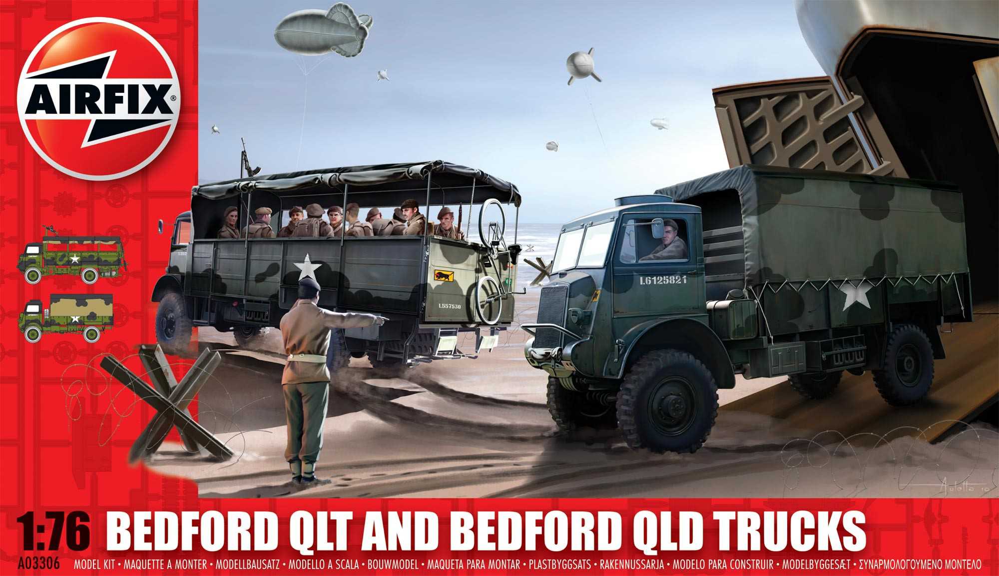 Classic Kit military A03306 - Bedford QLD/QLT Trucks (1:76)
