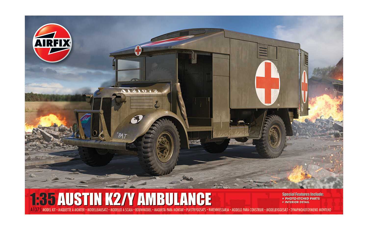 Classic Kit military A1375 - Austin K2/Y Ambulancia (1:35) 30-A1375