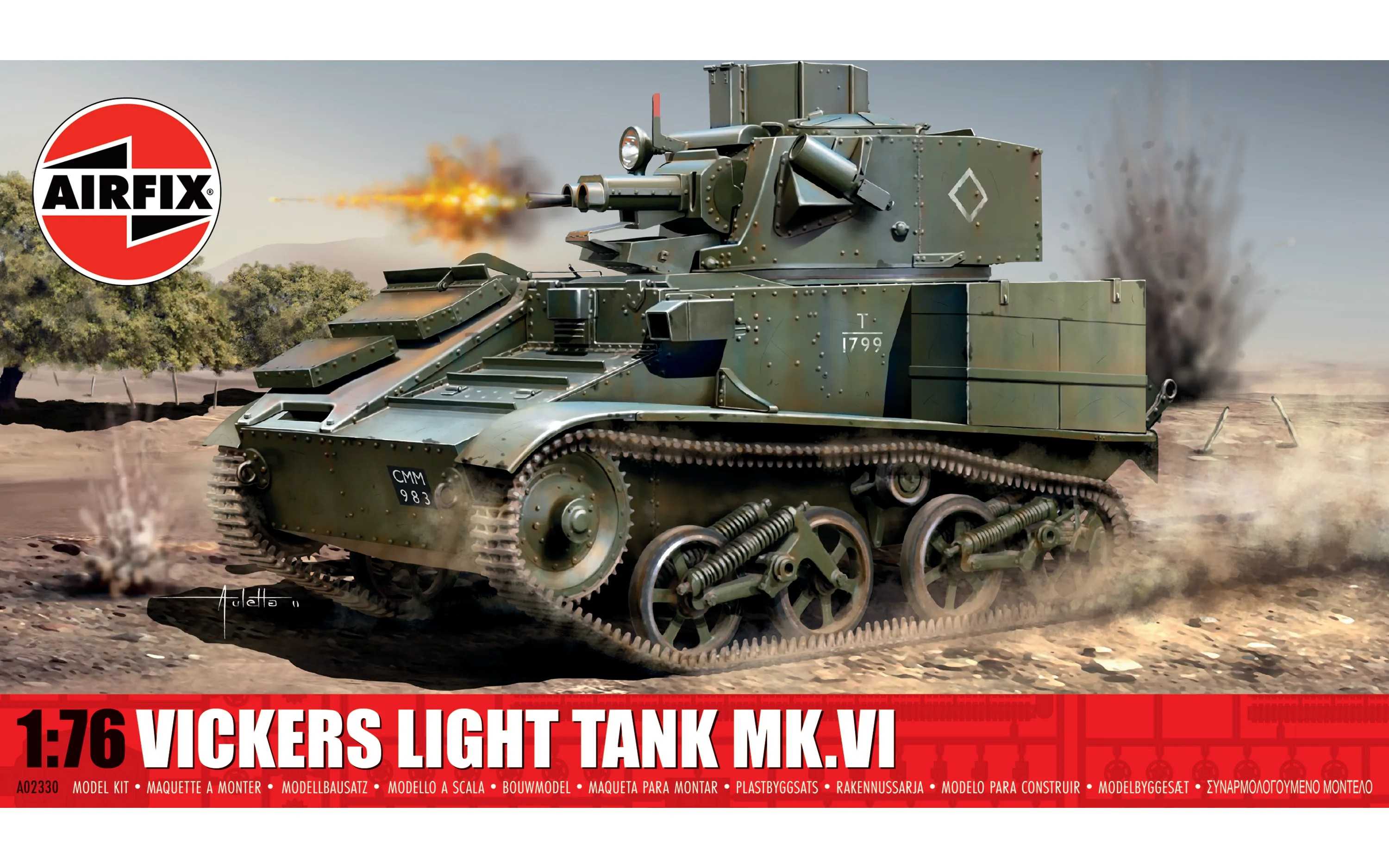 Classic Kit tank A02330 - Vickers Light Tank (1:76)