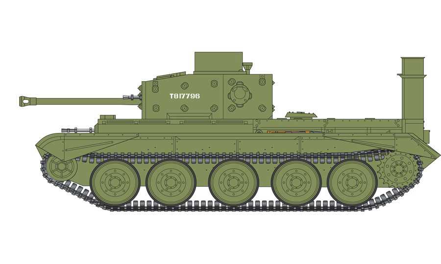 Classic Kit tank A02338 - Cromwell Mk.IV Cruiser Tank (1:76)