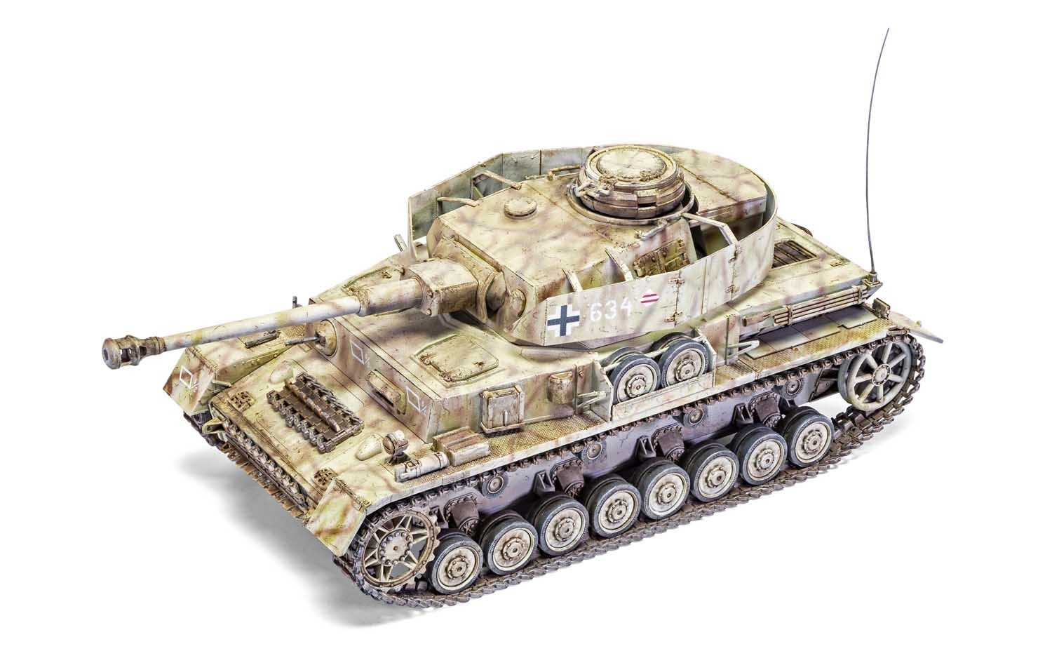 Classic Kit tank A1351 - Panzer IV Ausf.H, Mid Version (1:35)