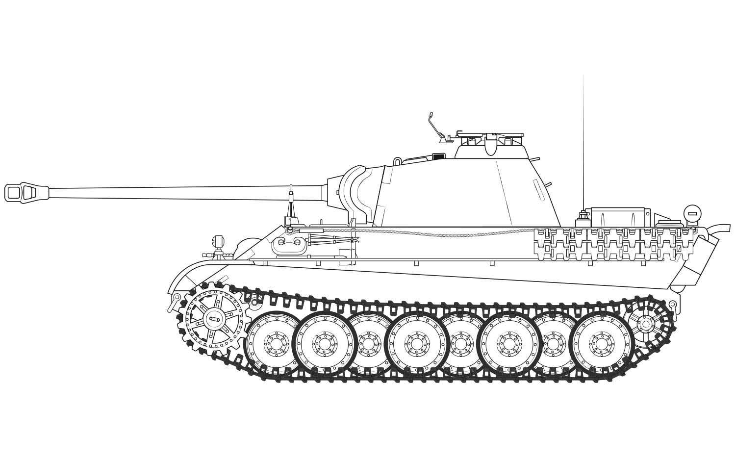 Classic Kit tank A1352 - Panther Ausf G. (1:35)