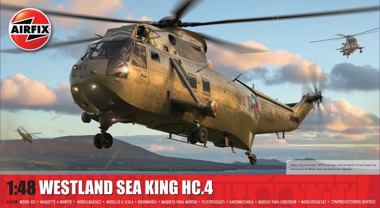 Classic Kit vrtuľník A11008 - Westland Sea King HC.4 (1:48) 30-A11008