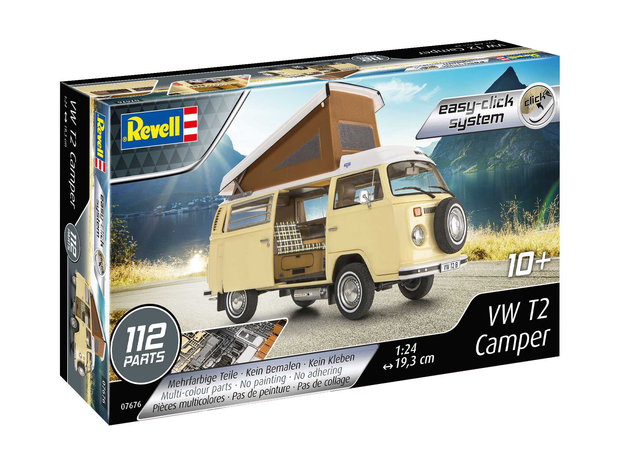 EasyClick auto 07676 - VW T2 Camper (1:24) 18-07676