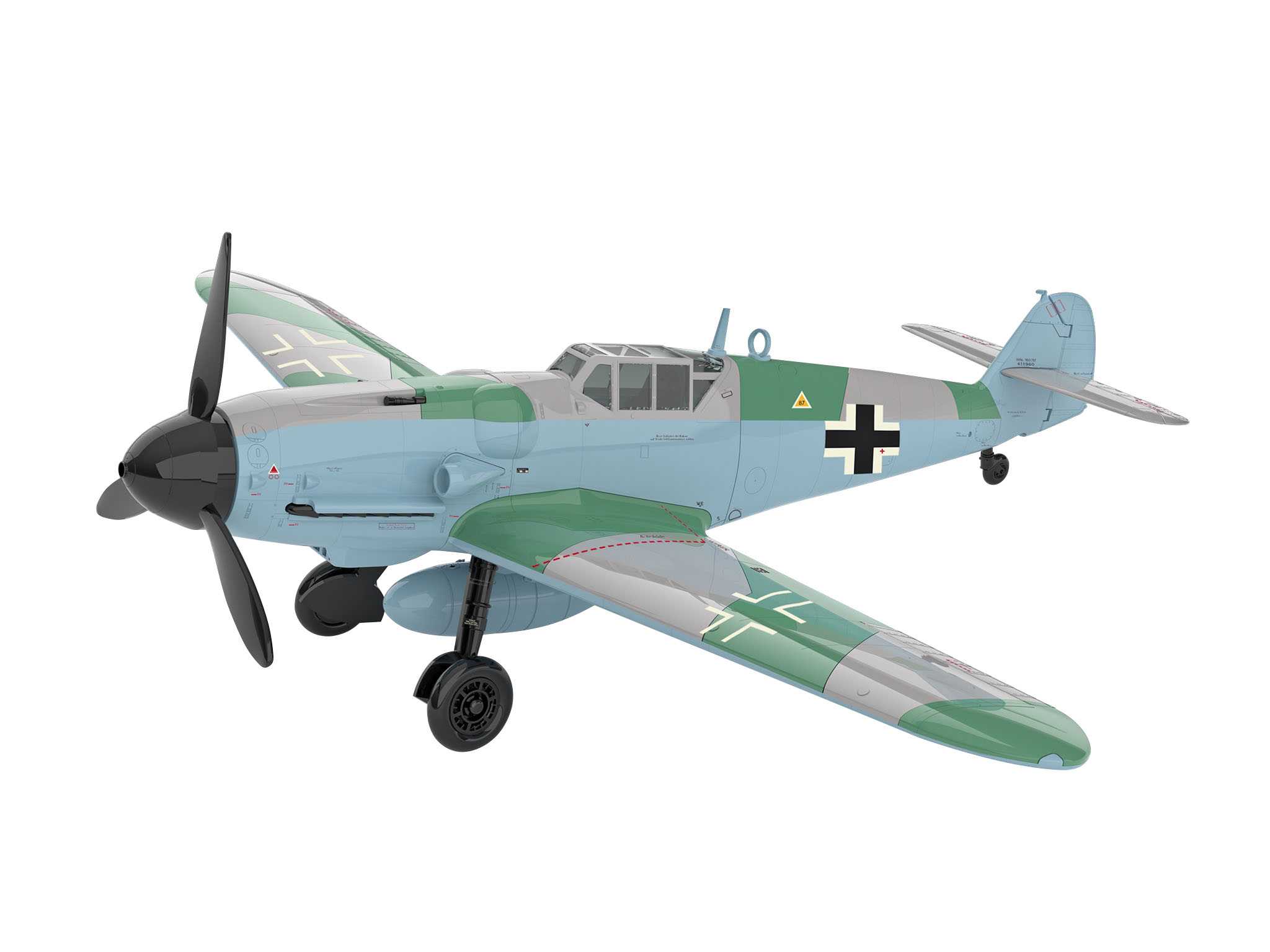 EasyClick letadlo 03653 - Messerschmitt Bf109G-6 (1:32)