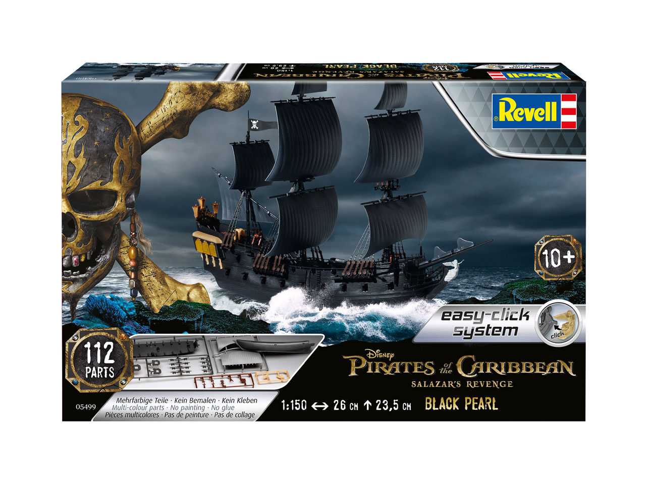 EasyClick loď 05499 - Black Pearl (1:150)