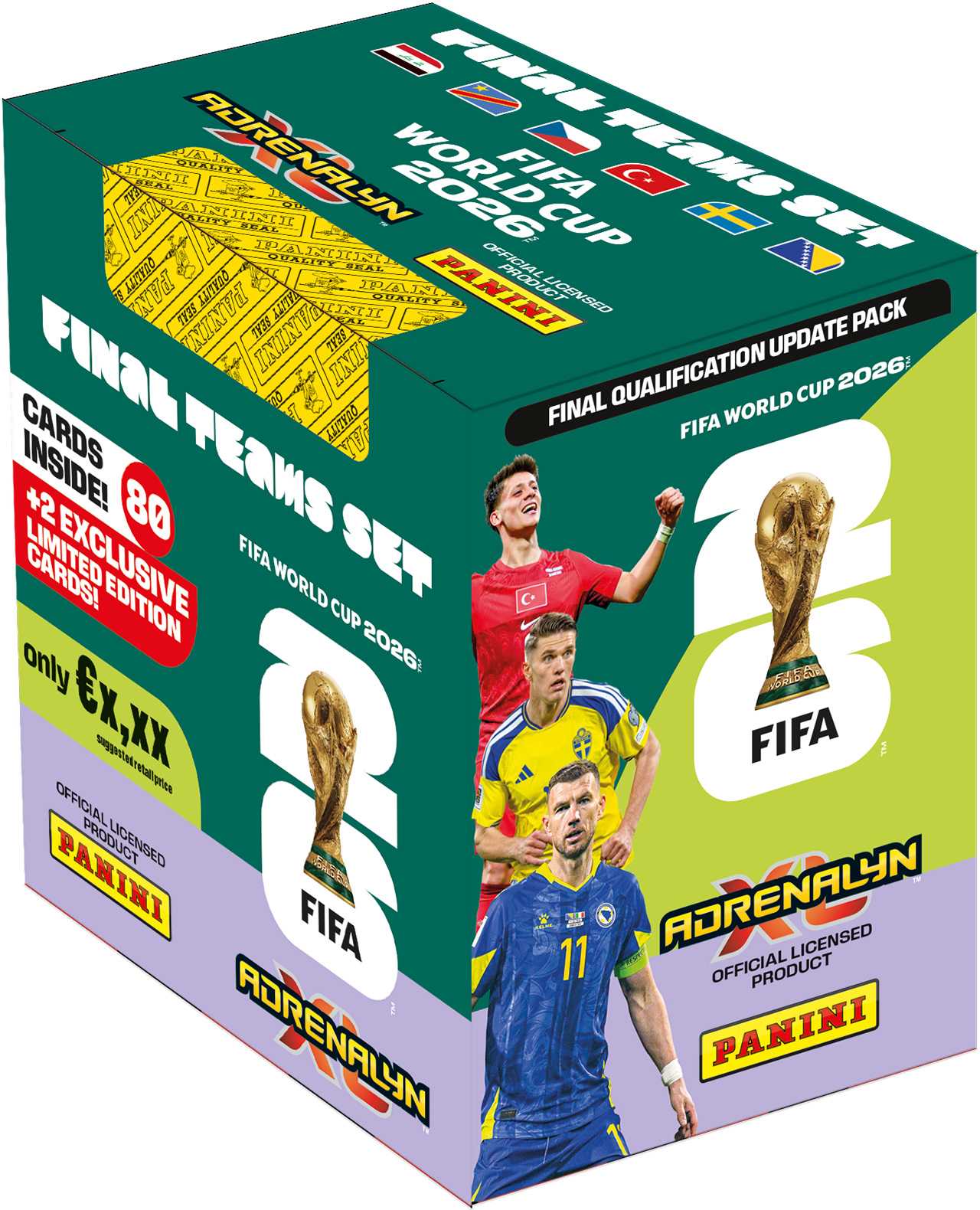 FIFA WORLD CUP 2026 - ADRENALYN - FINAL TEAMS SET