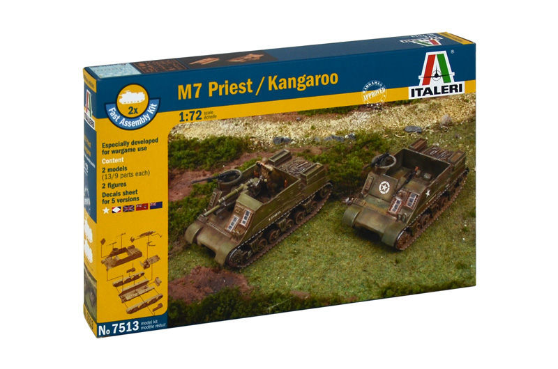 Fast Assembly military 7513 - M7 PRIEST / KANGAROO (1:72)