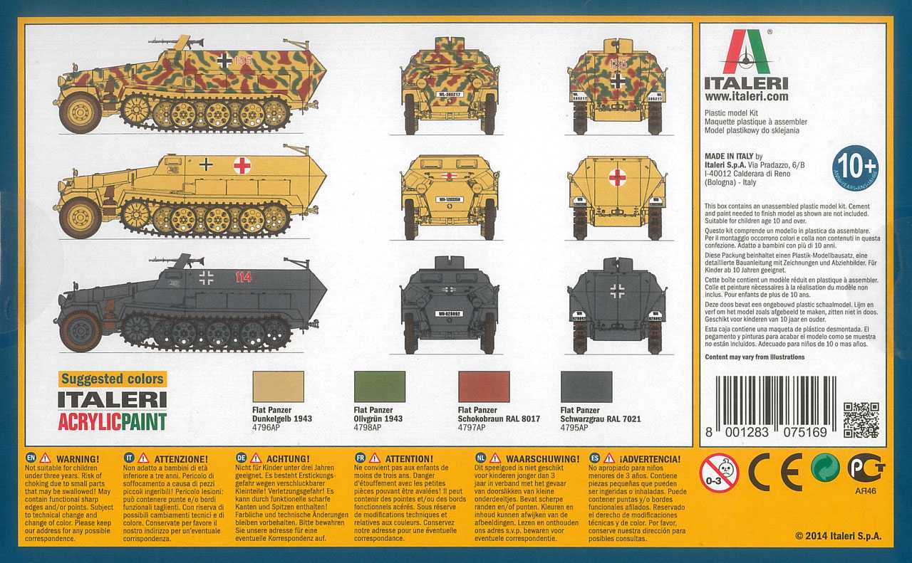 Fast Assembly military 7516 - Sd.Kfz.251/1 Ausf.C (1:72)
