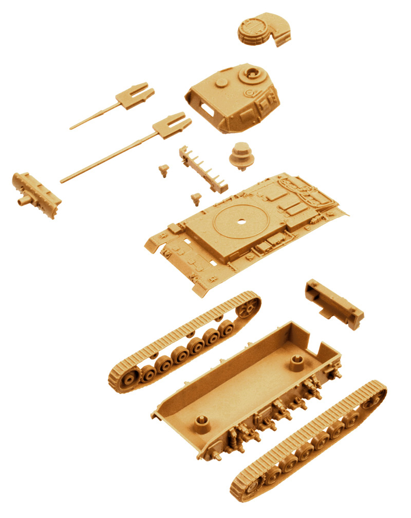 Fast Assembly tanky 7507 - Pz.Kpfw.III Ausf.J (1:72)