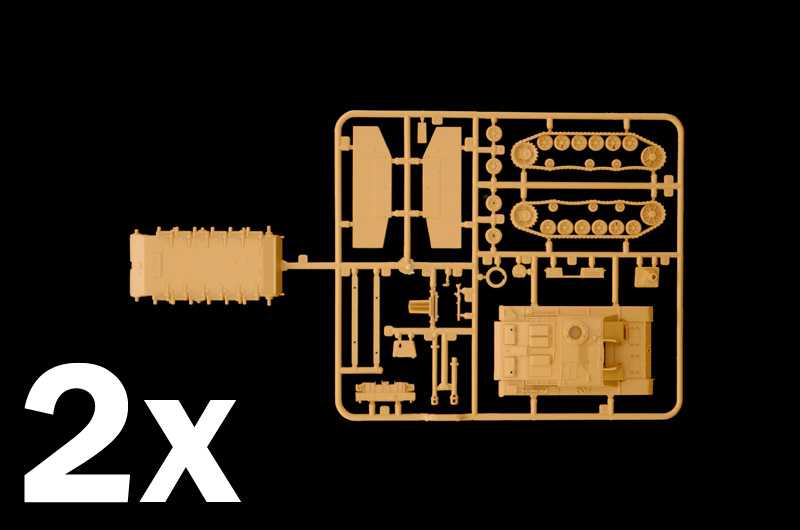 Fast Assembly tanky 7522 - STURMGESCHUTZ III (1:72)