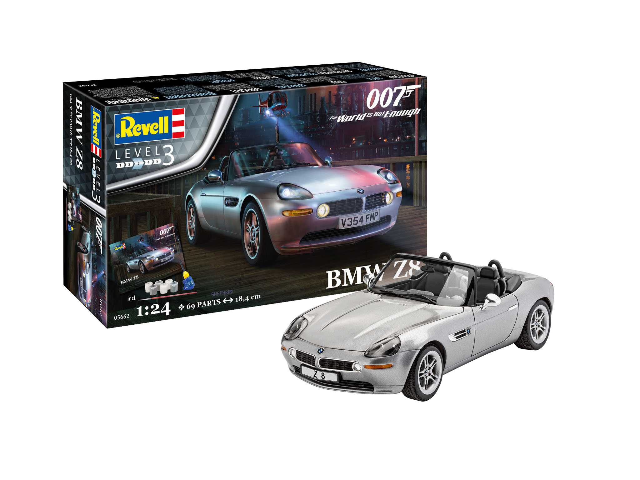 Gift-Set James Bond 05662 - "The World Is Not Enough" BMW Z8 (1:24)