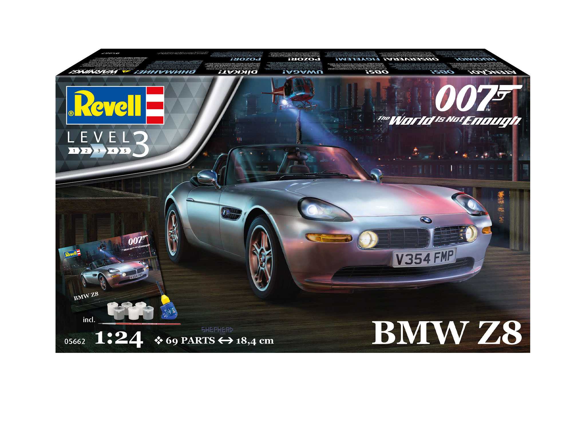 Gift-Set James Bond 05662 - "The World Is Not Enough" BMW Z8 (1:24)
