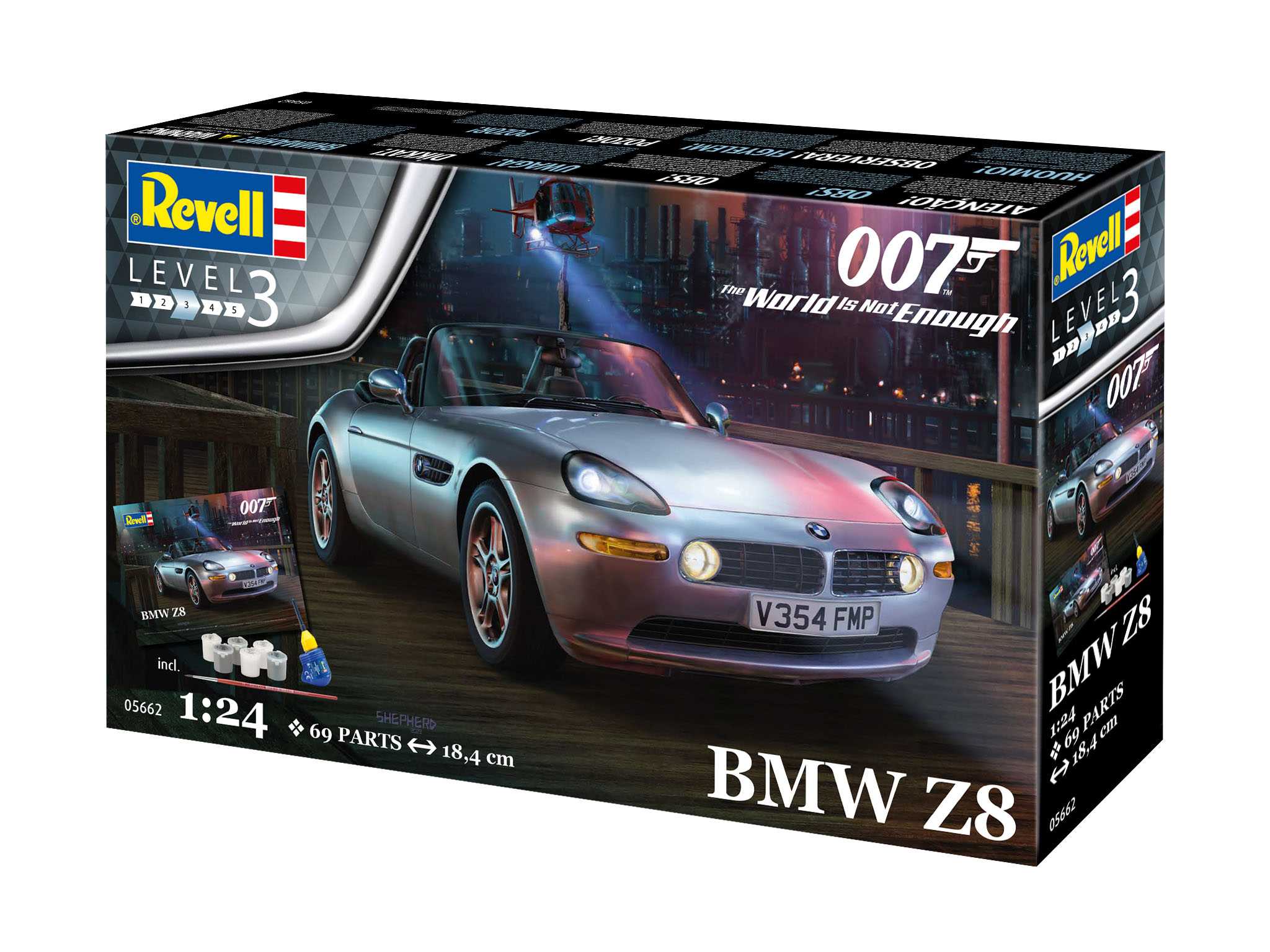 Gift-Set James Bond 05662 - "The World Is Not Enough" BMW Z8 (1:24)