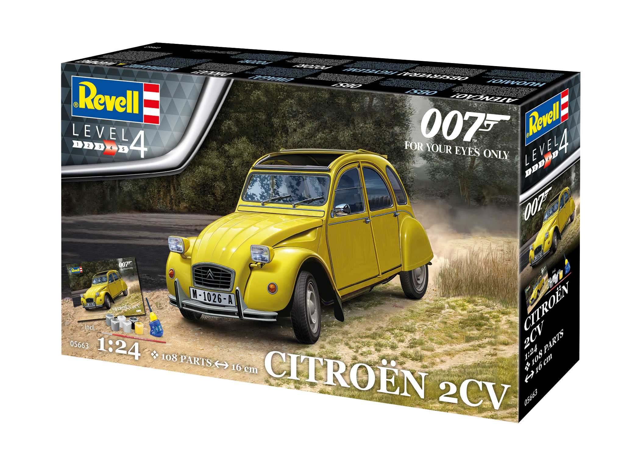 Gift-Set James Bond 05663 - "For Your Eyes Only" Citroen 2 CV (1:24)